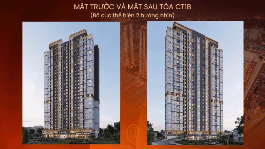 Marquee Homes-nhà ở xã hội- tòa ct1B- Dự Án Marquee Homes