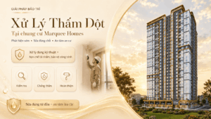 Marquee Homes | thấm dột chung cư: Phân tích kỹ thuật chống thấm nhà vệ sinh và tường bao ngoài tại dự án Marquee Homes