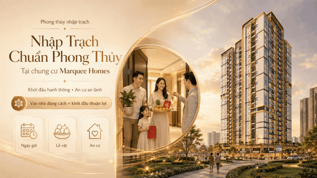 Marquee Homes | Văn hóa tâm linh: Hướng dẫn làm lễ Nhập trạch (Lên nhà mới) tại chung cư Marquee Homes chuẩn phong thủy, tránh hỏa hoạn