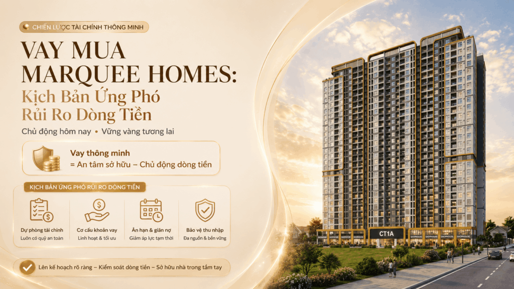 Marquee Homes | vay mua nhà ở xã hội Dự Án Marquee Homes - rủi ro dòng tiền