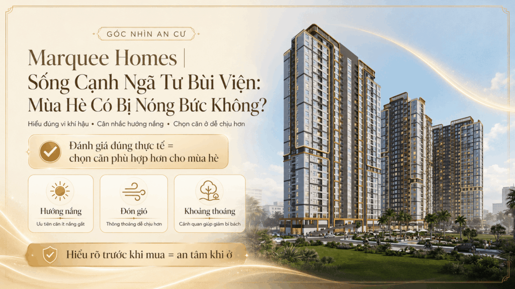 Marquee Homes| Sống Cạnh Ngã Tư Bùi Viện: Mùa Hè Có Bị Nóng Bức Không? Marquee Homes| Sống Cạnh Ngã Tư Bùi Viện: Mùa Hè Có Bị Nóng Bức Không?