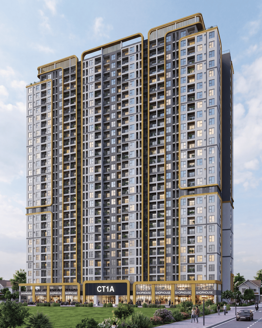 nhà ở xã hội Marquee Homes Hải Phòng tòa ct1a