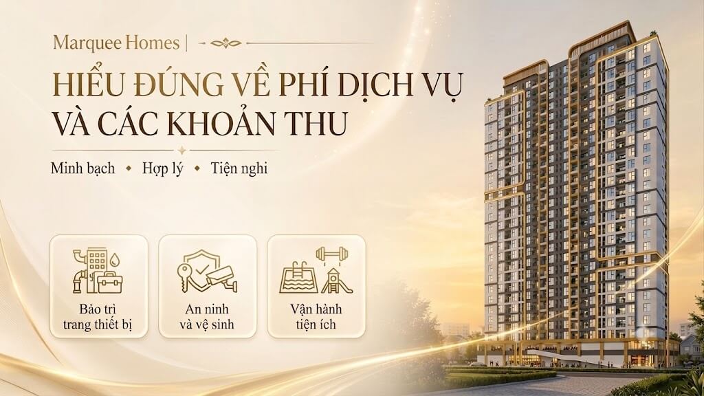 Marquee Homes| Hiểu Đúng Về Phí Dịch Vụ Và Các Khoản Thu Marquee Homes| Hiểu Đúng Về Phí Dịch Vụ Và Các Khoản Thu