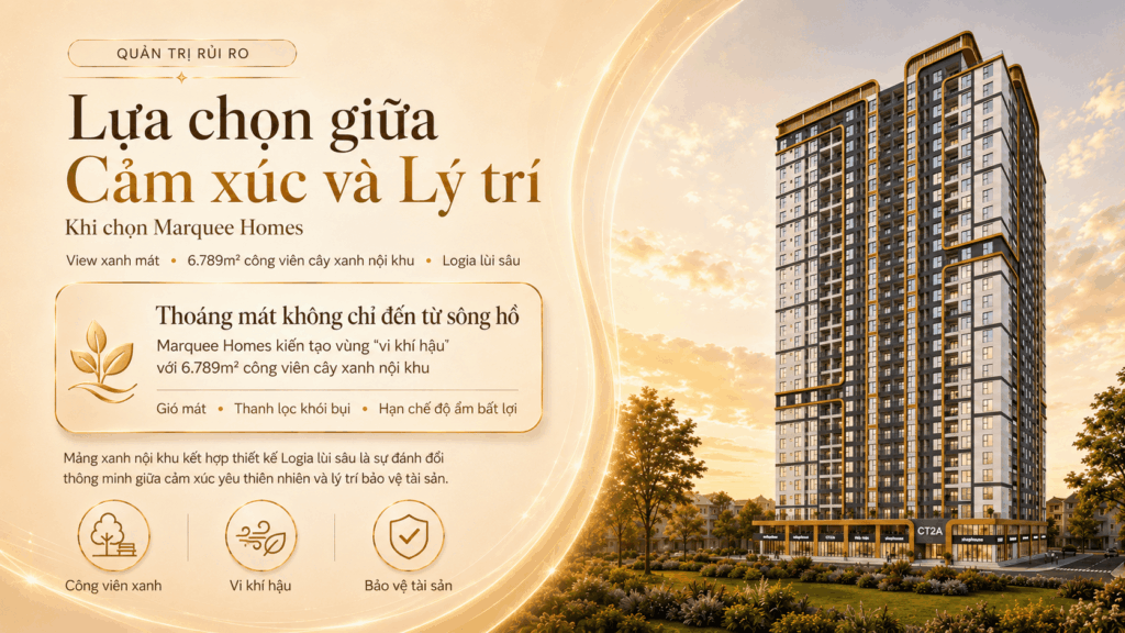 Marquee Homes| Quản trị rủi ro: Lựa chọn giữa Cảm xúc và Lý trí Marquee Homes| Quản trị rủi ro: Lựa chọn giữa Cảm xúc và Lý trí